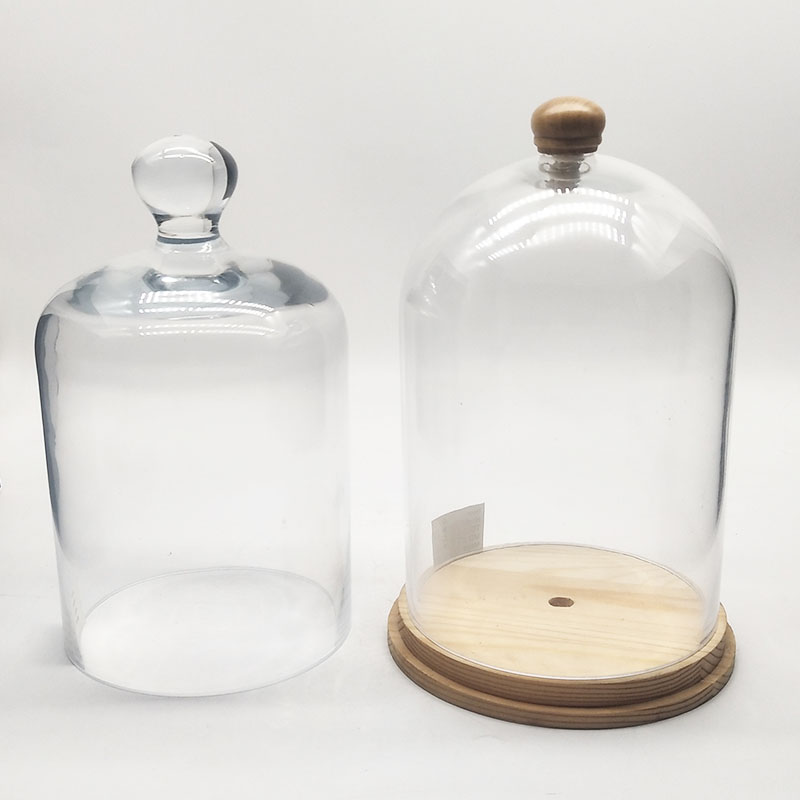 Glass cake cover