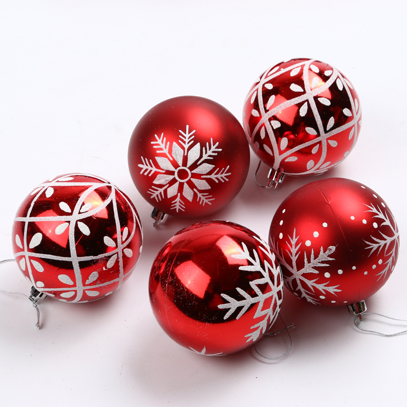 Christmas Tree Ornaments Plastic Christmas Ball 8CM