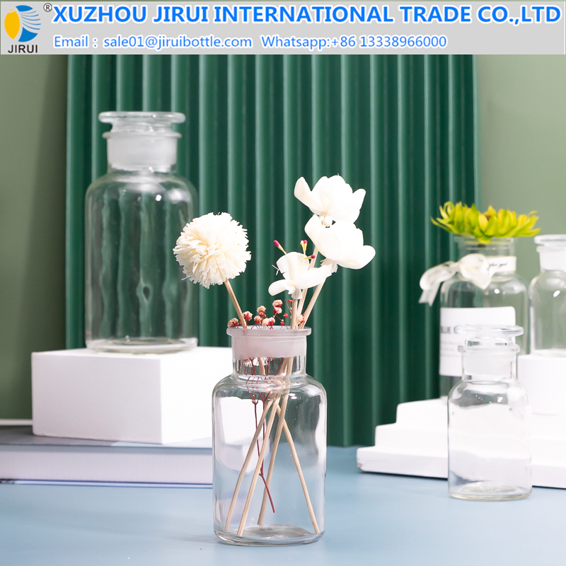 Transparent reagent glass bottle vase 30ml 60ml 125ml 250ml 500ml 1000ml