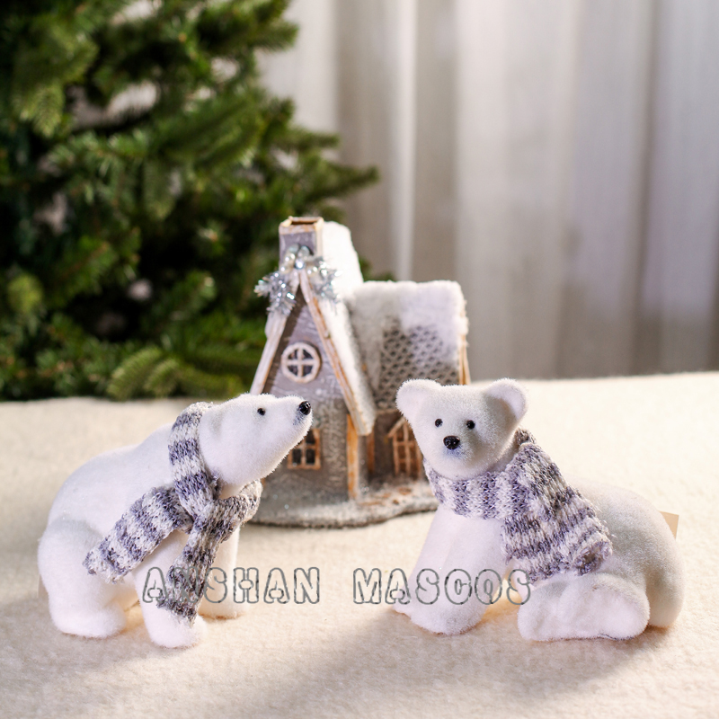 Bear,Christmas Decoration,Natural,Festival,Seasonal,Holiday,Home,Handcraft,Gift,Animal,Ornament