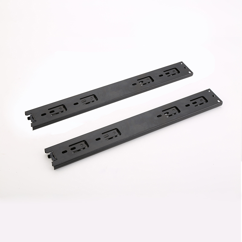 1.0mm thicken dotted finishing black 45mm cabinet slide