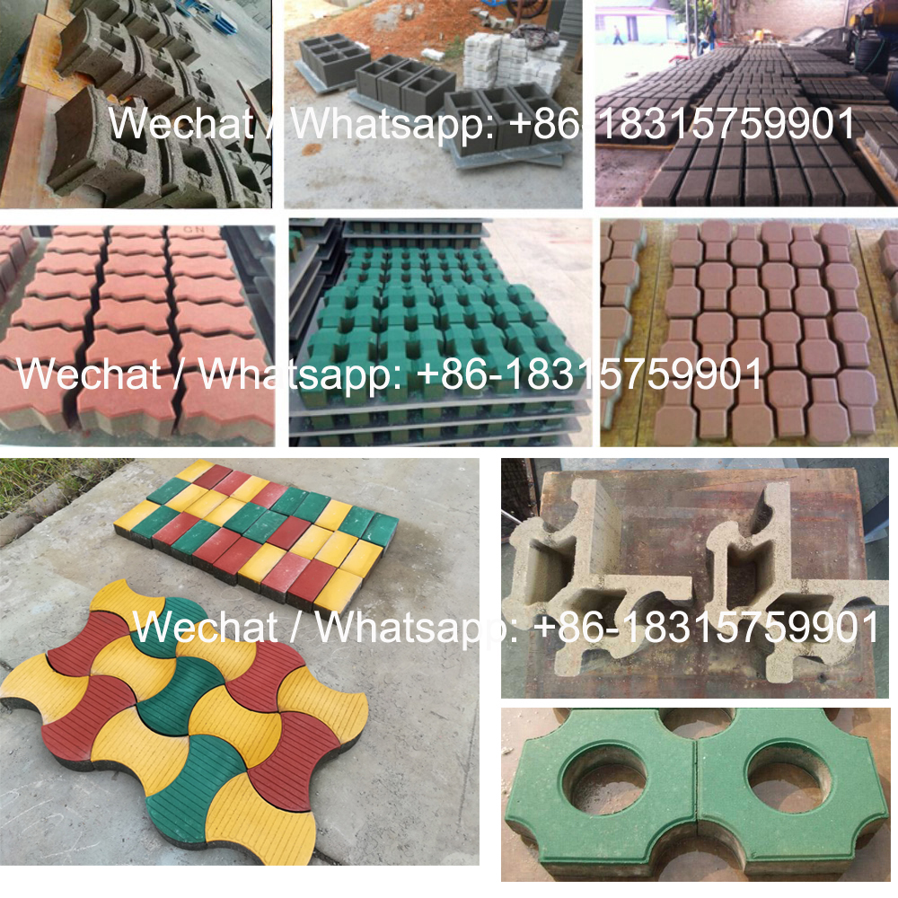 QT6-12 automatic concrete brick machine ---Ken