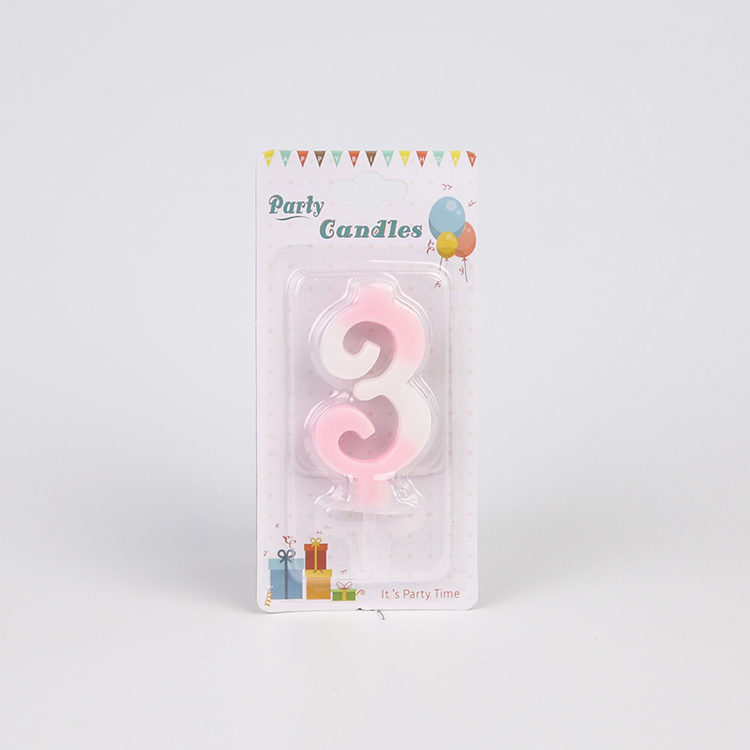 Wholesale Party Decoration Birthday Candle Healthy Foodgrade Wax Cake Candle