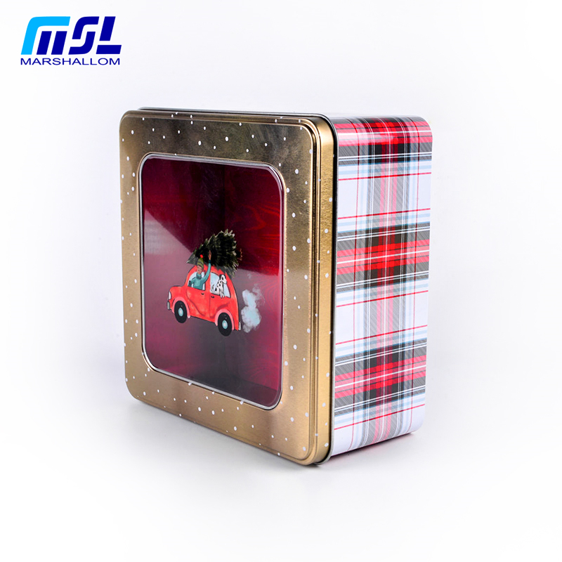Christmas tin/tin/tinbox/tin packaging/gift box