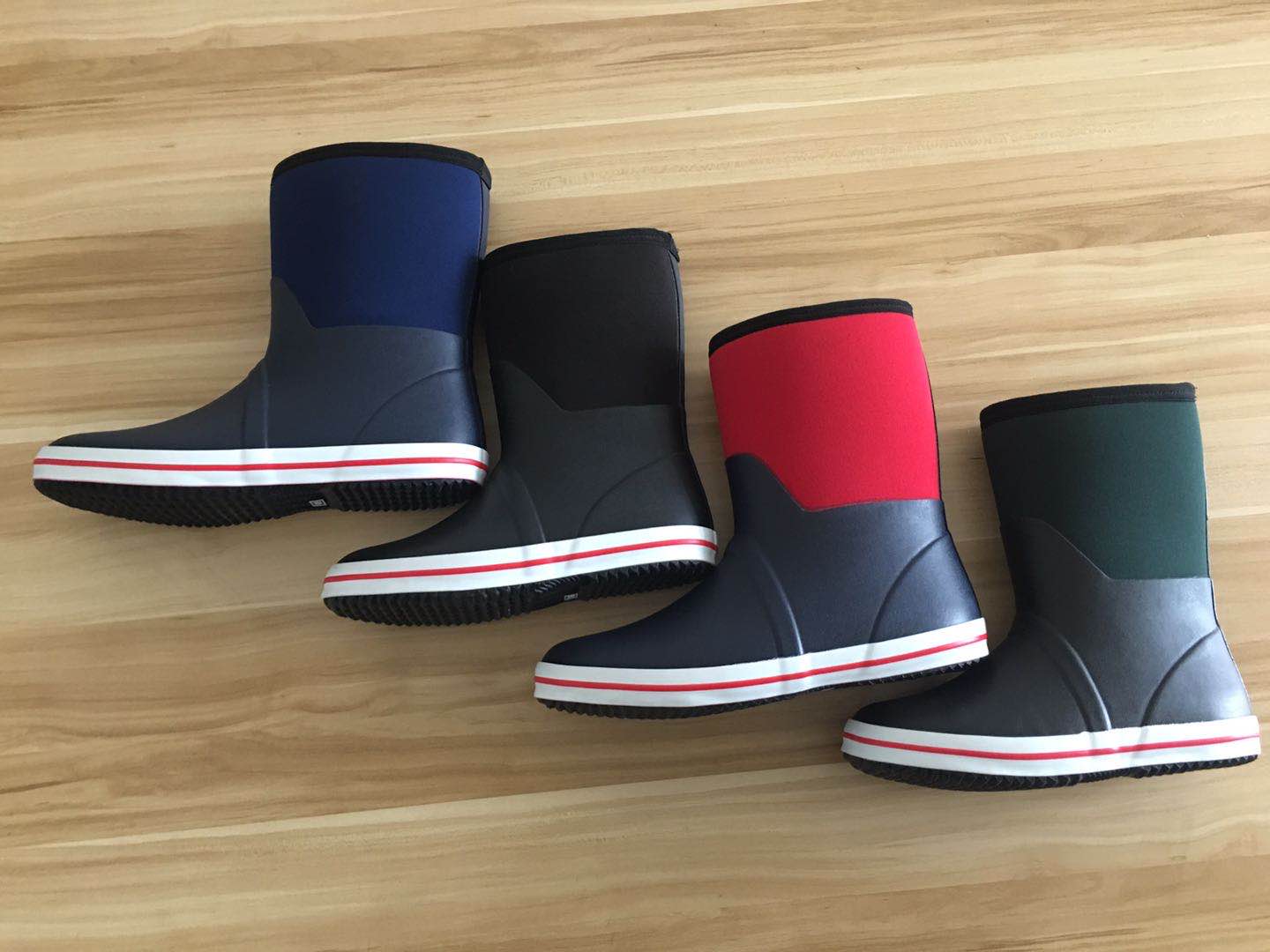Men rubber boots Neoprence upper