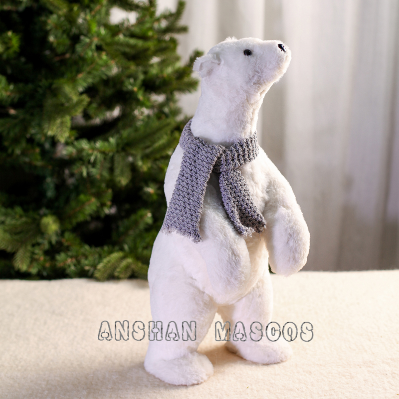Polar bear,Christmas Decoration,Natural,Festival,Seasonal,Holiday,Home,Handcraft,Gift,Animal,Ornament
