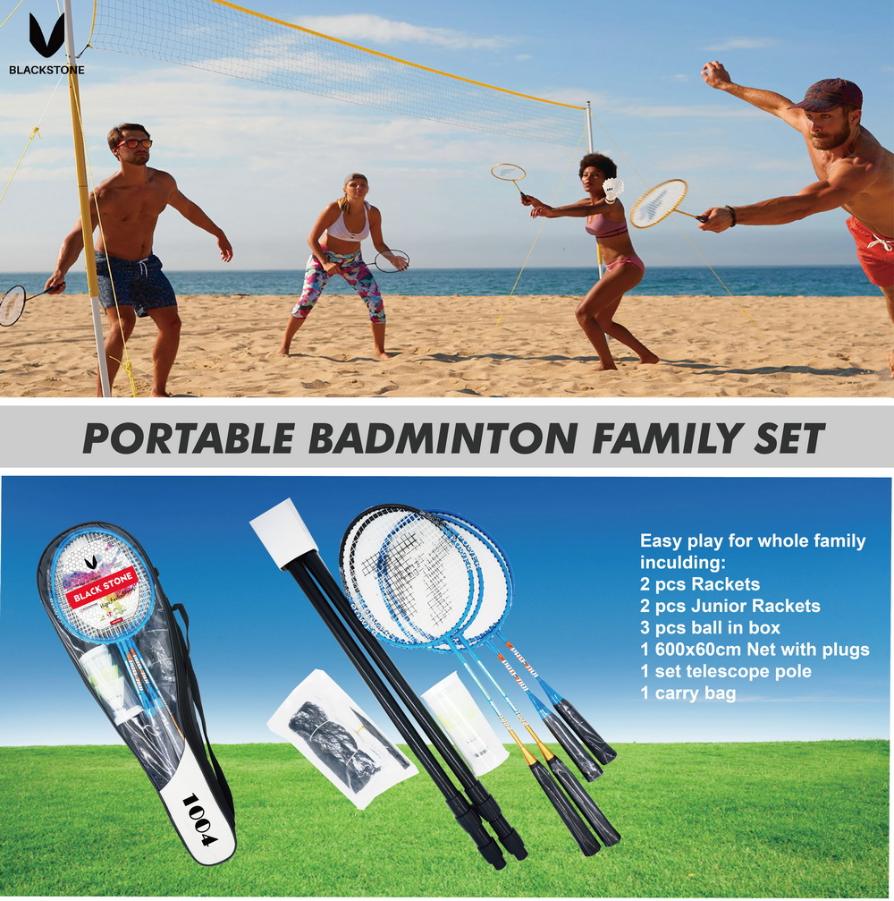 Portable Badminton racket set