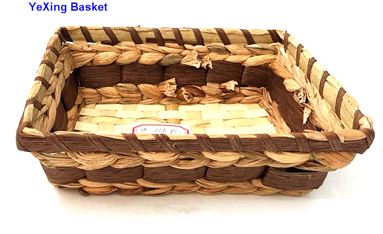 Square grass stoarge basket
