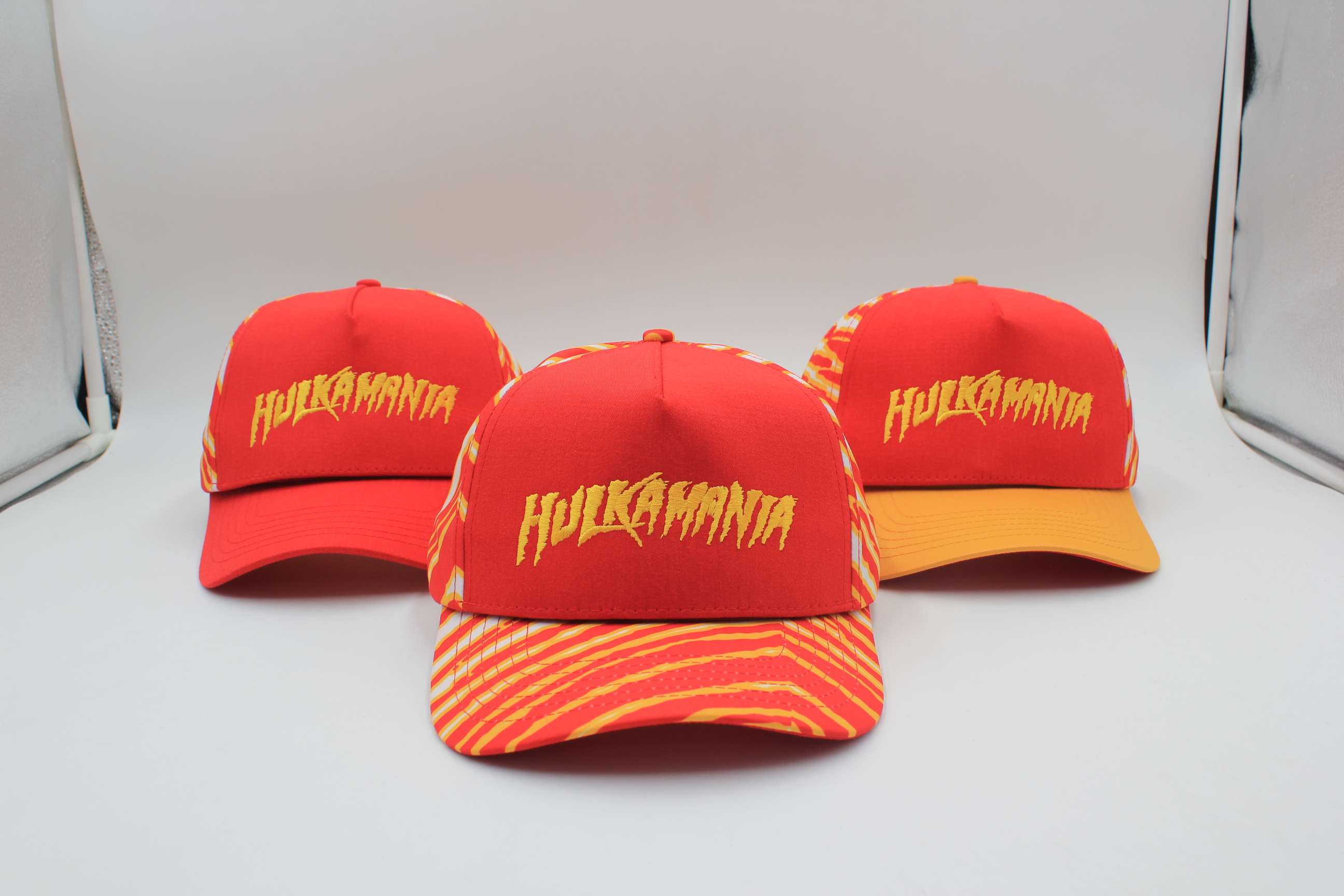 DC 5 panel baseball cap removable visor emb logo and screen print