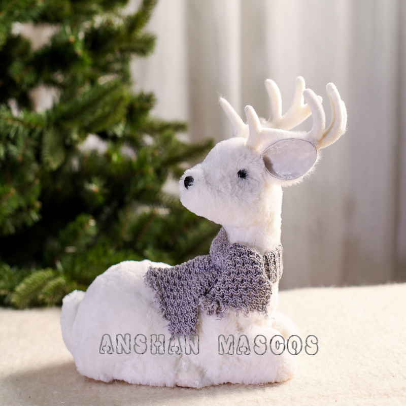 Deer,Christmas Decoration,Natural,Festival,Seasonal,Holiday,Home,Handcraft,Gift,Animal,Ornament