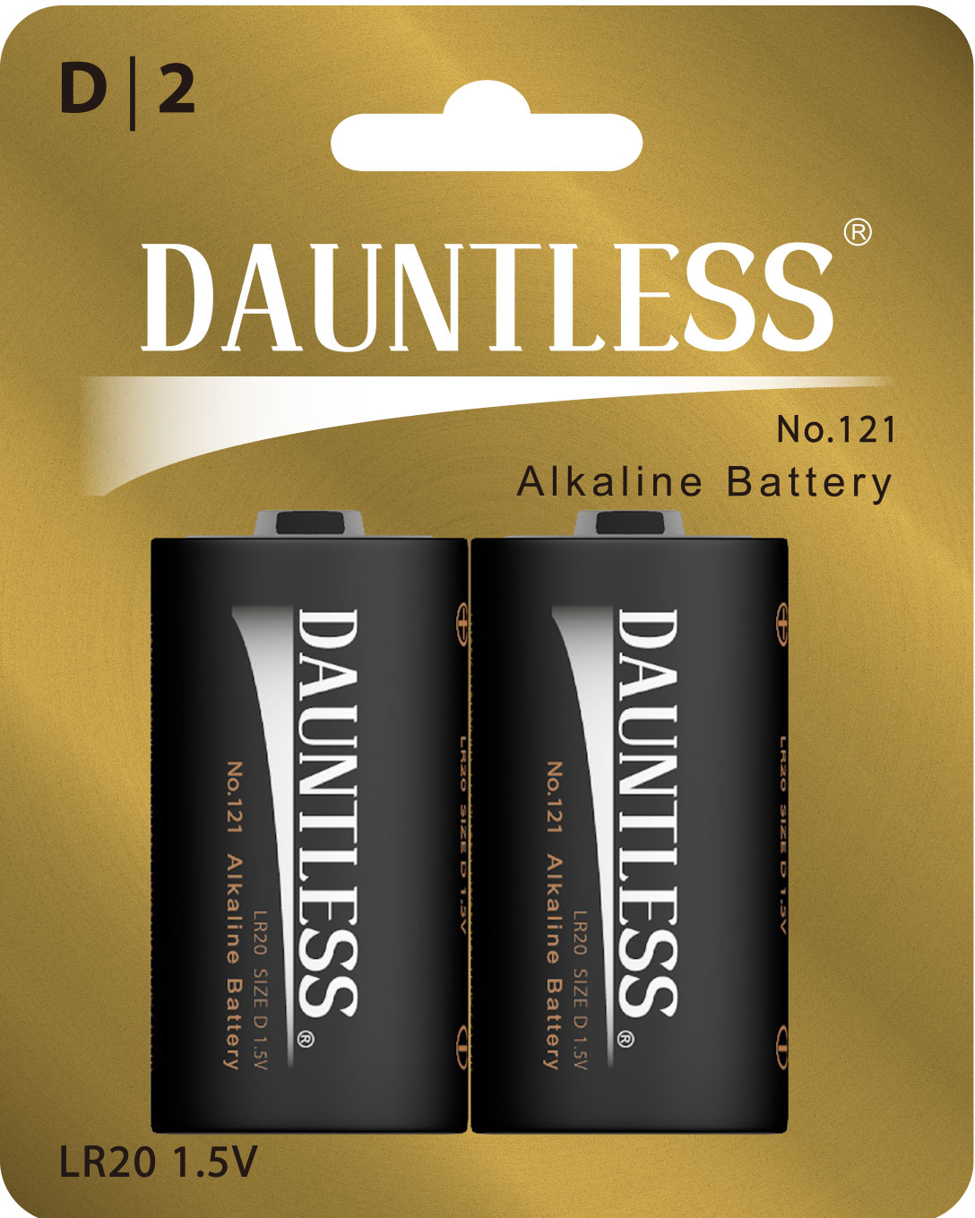 DAUNTLESS Brand Alkaline Battery LR20