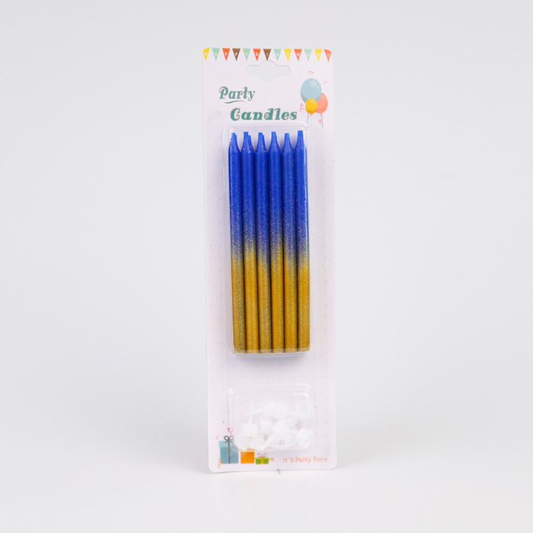 Spiral Colorful Happy Birthday Cake Candle For Children