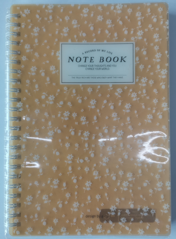 PP cover spiral notebook
