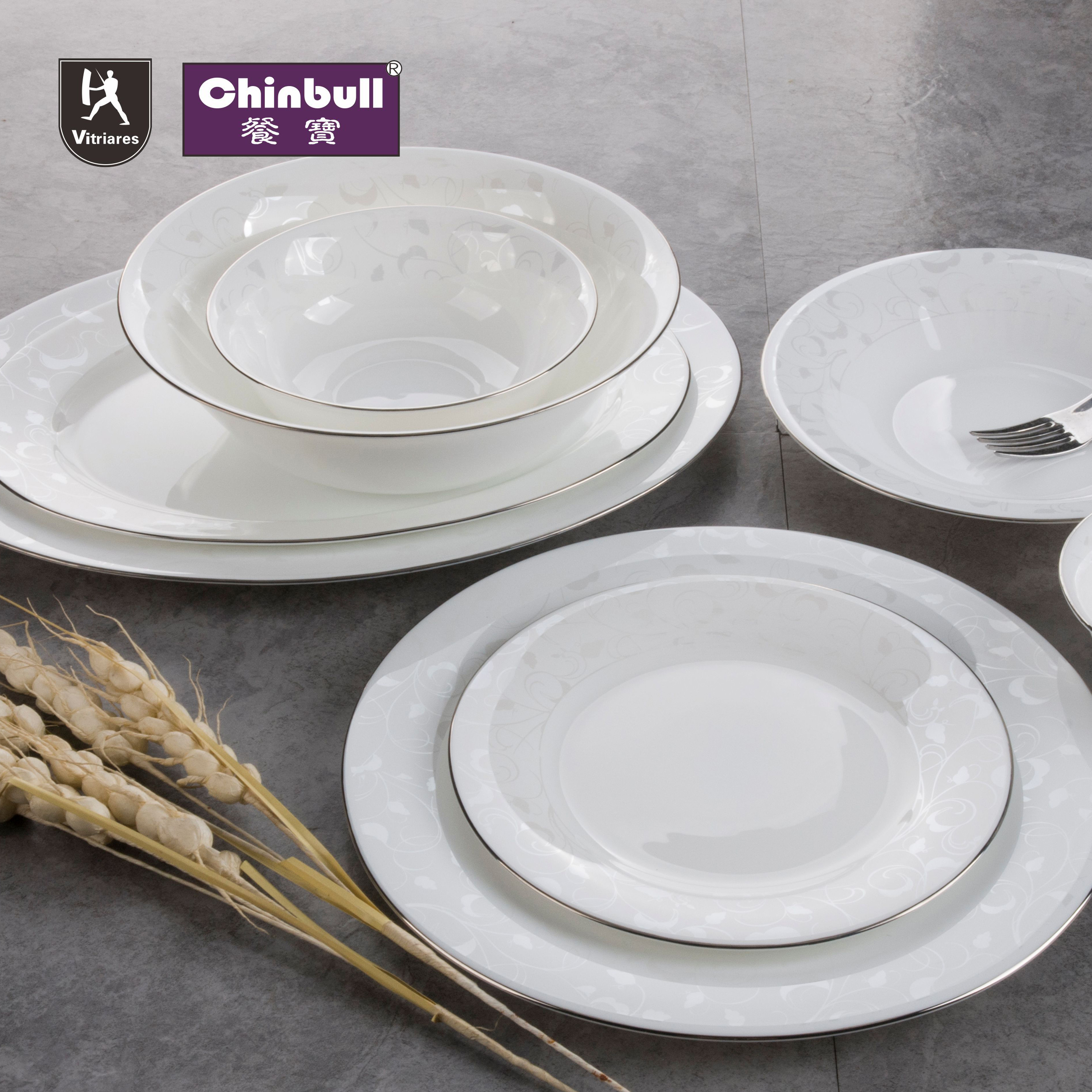 39pcs dinner set(opal glassware)