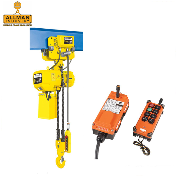 ALLMAN 5Ton 220V ~690V 3phase Electric Chain Hoist with Remote Control