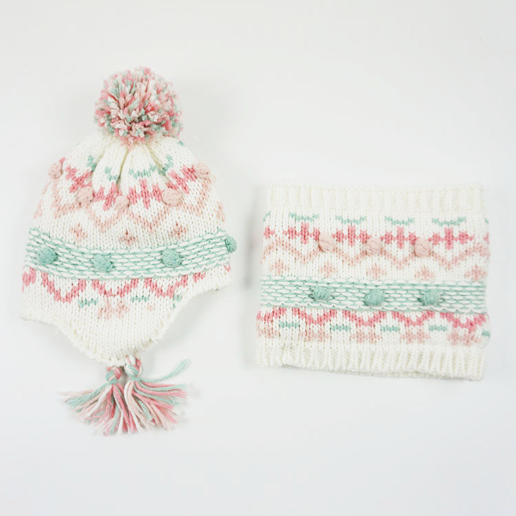 Girl's set (trapper+snood)