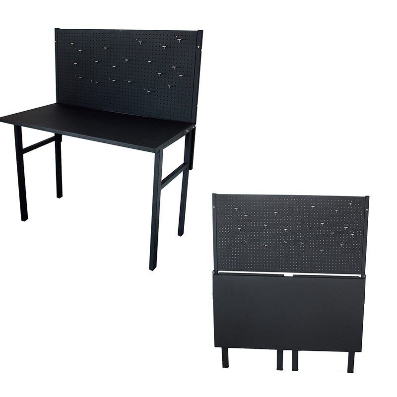 Steel work table with one drawer
