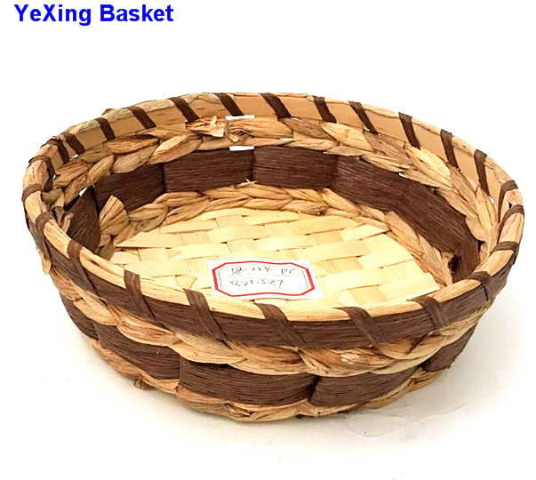 Water hyacinth storage basket