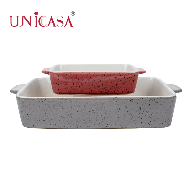 Ceramic Bakeware Set of 2pc