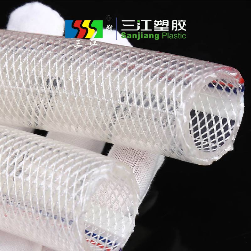 3/8” 1/2“ 5/8” 1“ Braided Reinforced clear PVC Fiber Braided Hose