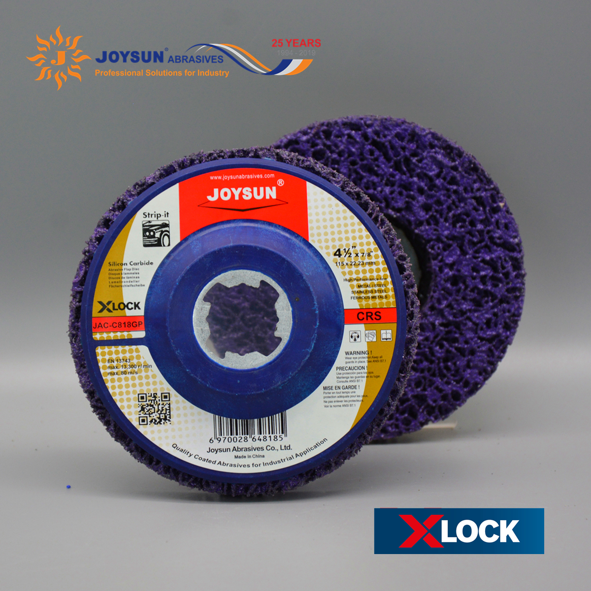 X-LOCK C818GP/B STRIP-IT Flap Disc