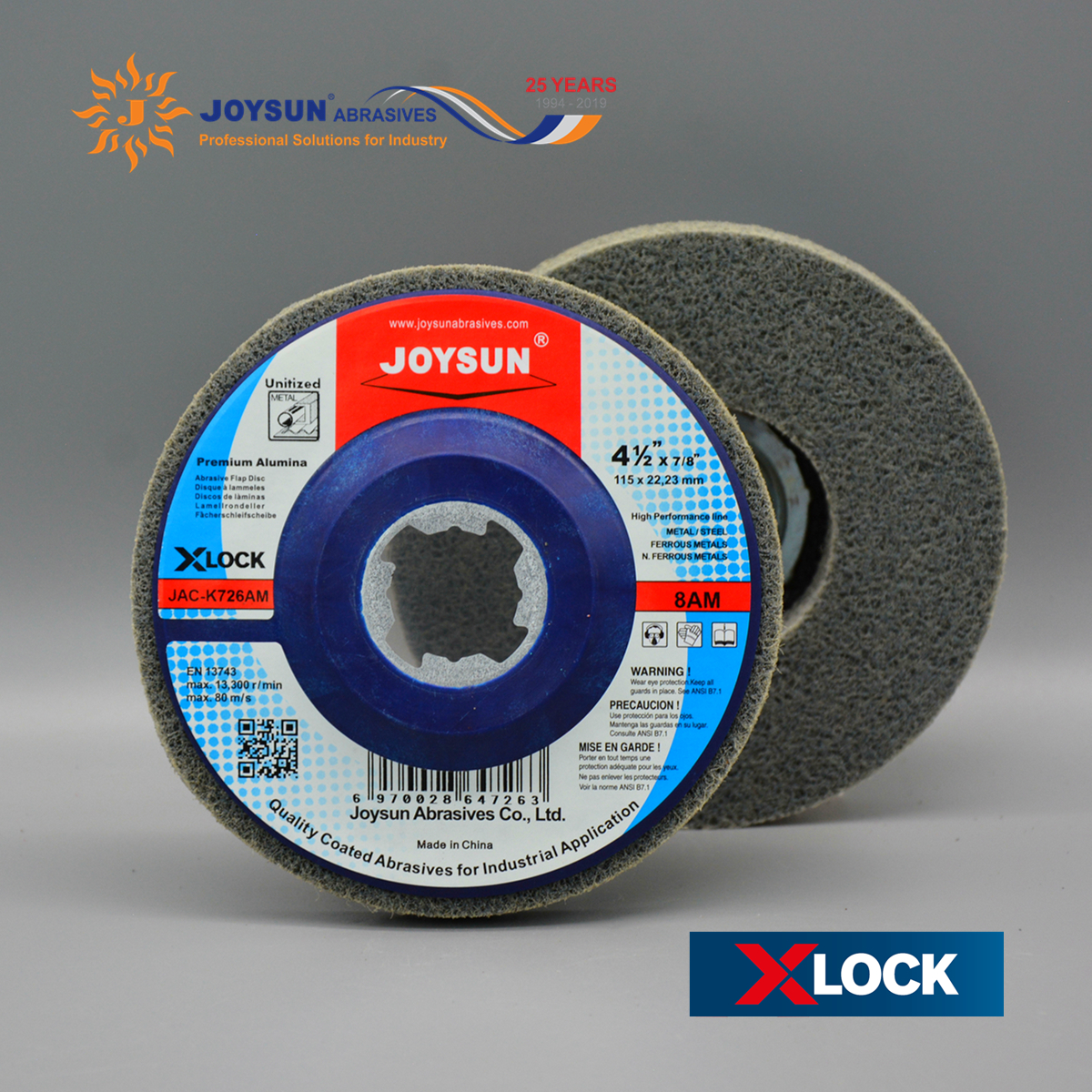 X-LOCK K726AM UNITIZED Flap Disc
