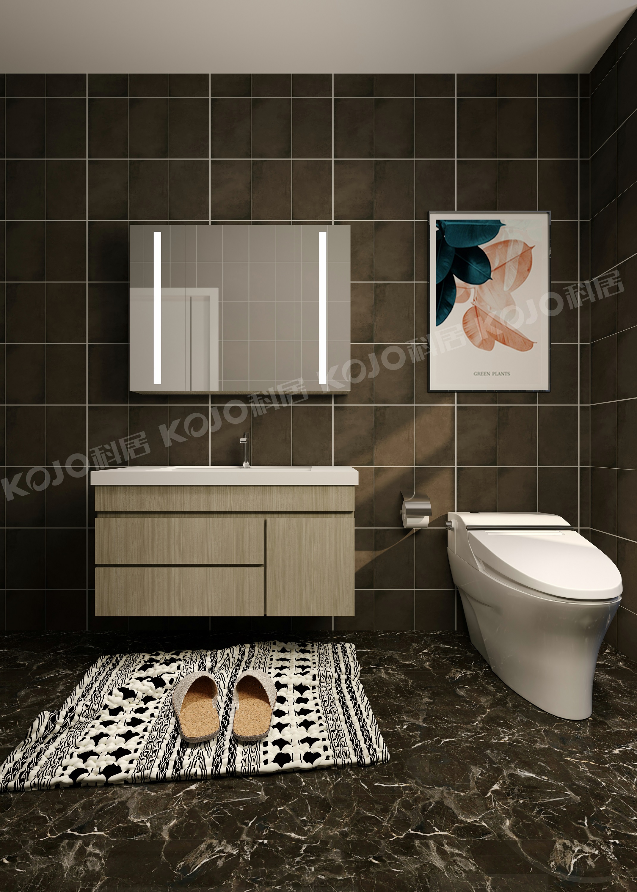 Mositure-proof Bathroom Cabinet