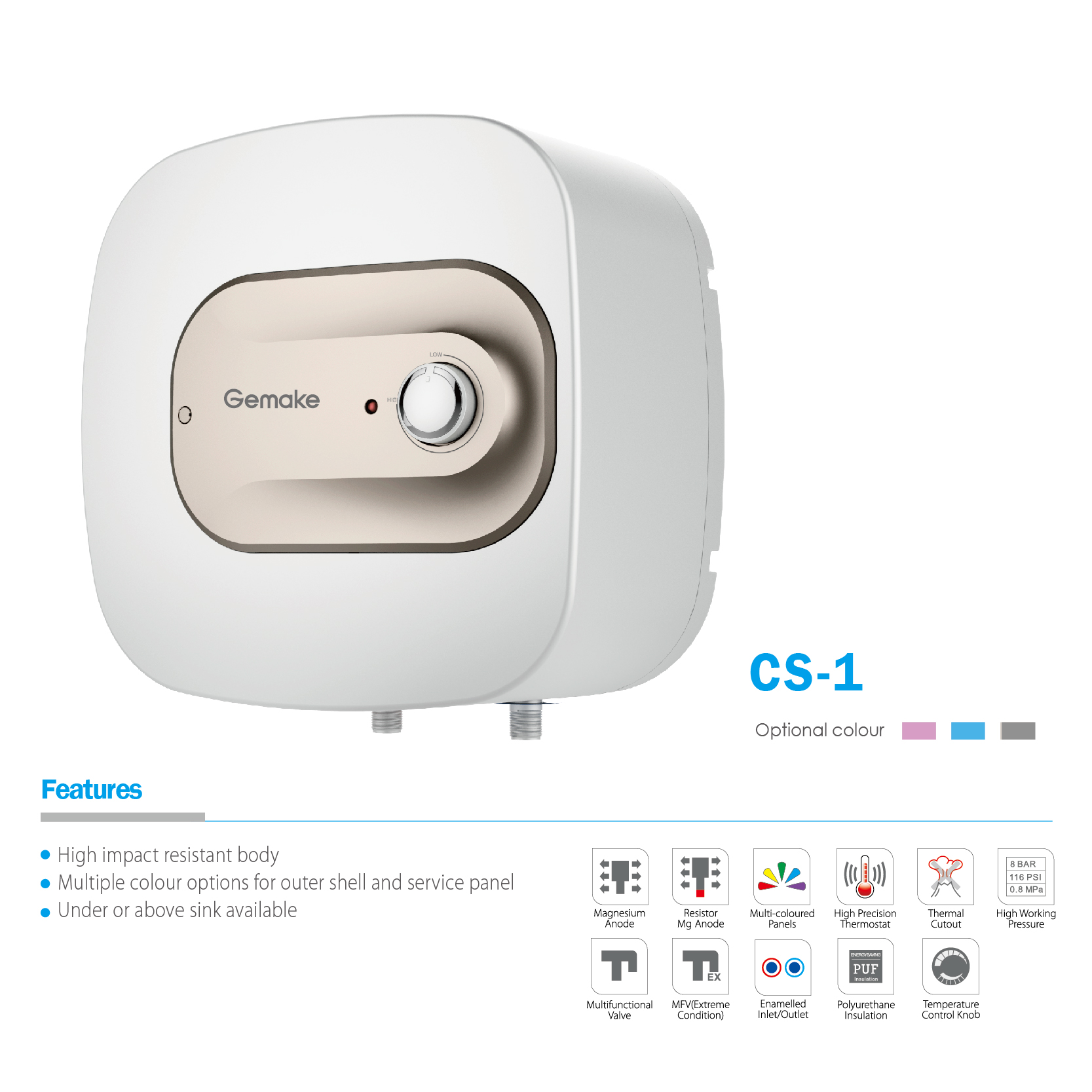 134th Fair Special - Storage Electric Water Heater - CS-1-BIS certified