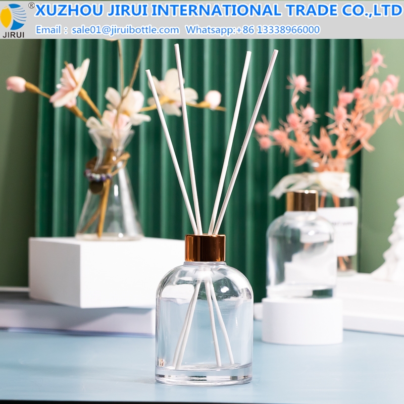 Round Shoulder Glass Bottle Perfume Bottle Aroma Diffuser Bottle 210ml 160ml 100ml 60ml