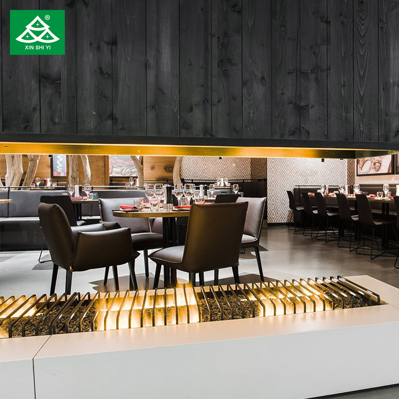 Cheap modern coffee shop furniture sets/ restaurant tables and chairs including dining booth seating accepting customization