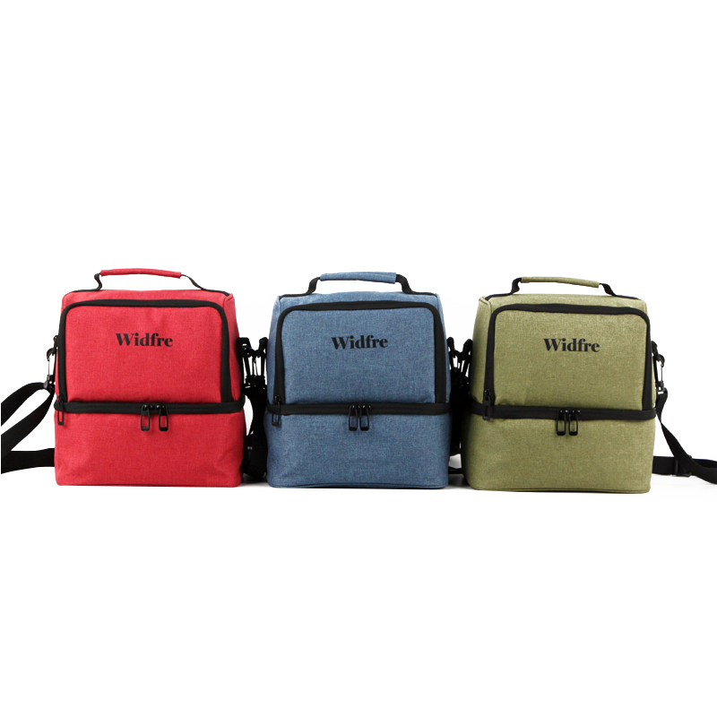 Ice Bag, Lunch Bag, Cooler Bag, Double Deck Lunch Bag, Large Cooler Tote Bag