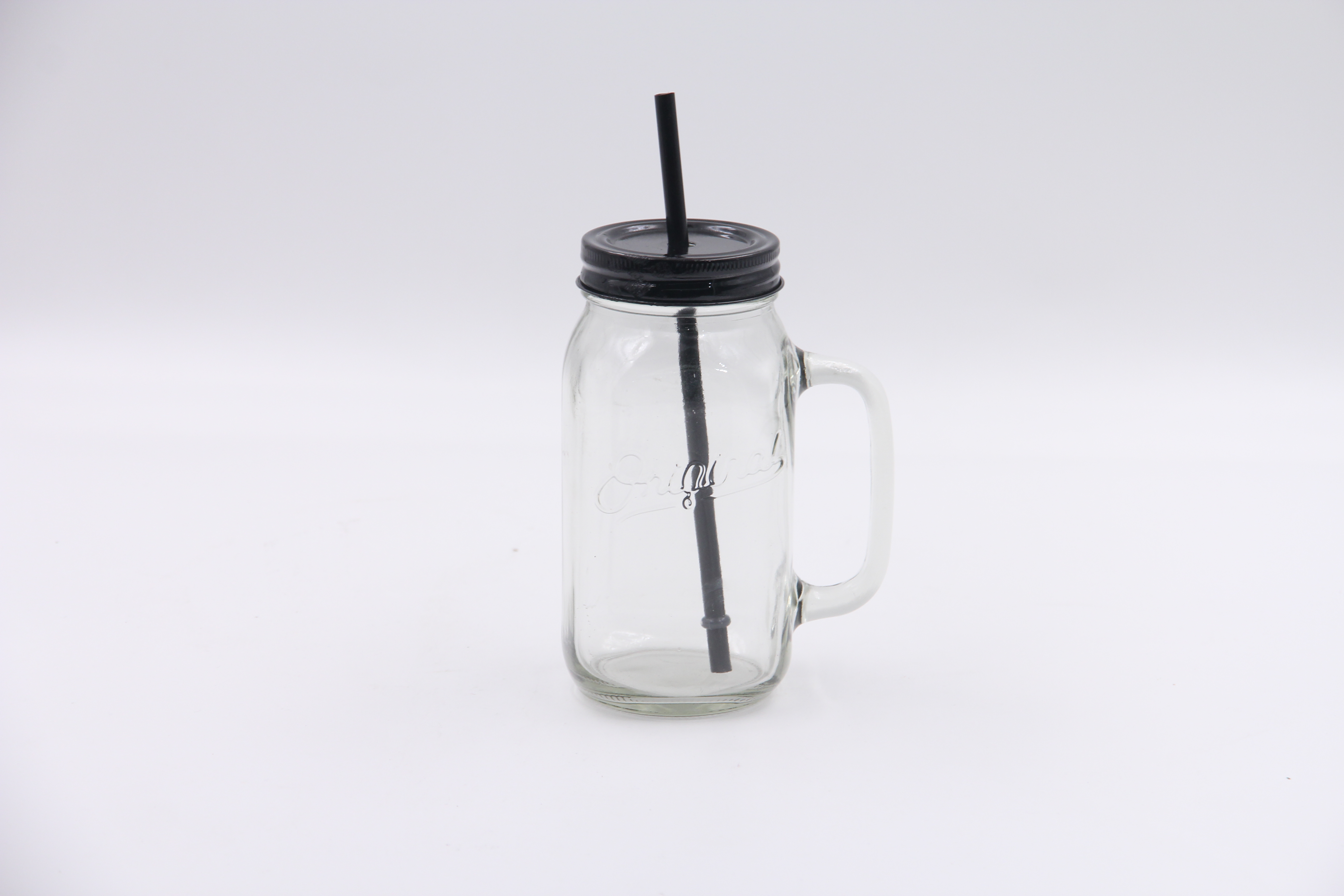 glass drinking jar