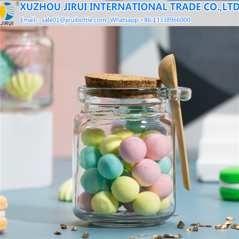 Round Ear jar glass jar food jar 250ml
