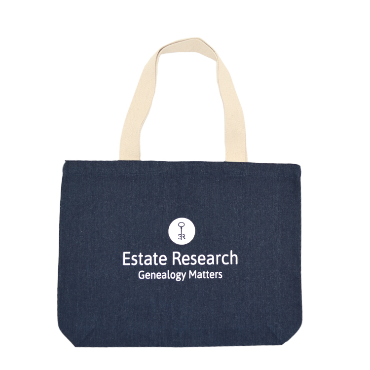 Denim beach bag