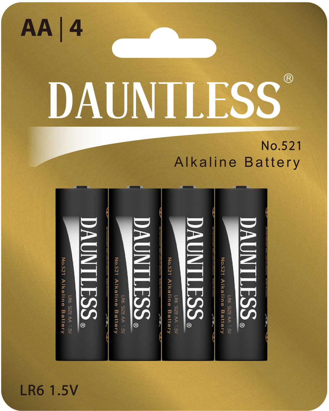 DAUNTLESS Brand Alkaline Battery LR6