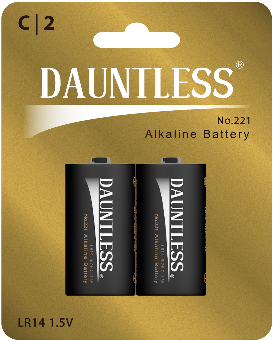 DAUNTLESS Brand Alkaline Battery LR14