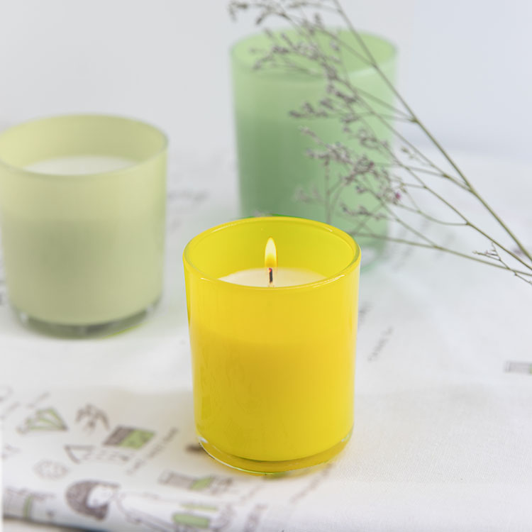 Candle holder soy wax scented candle glass jar