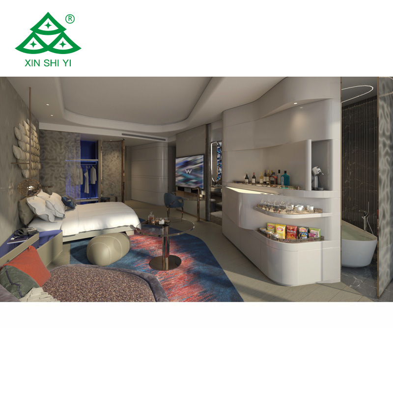 Feature hotel bedroom furniture