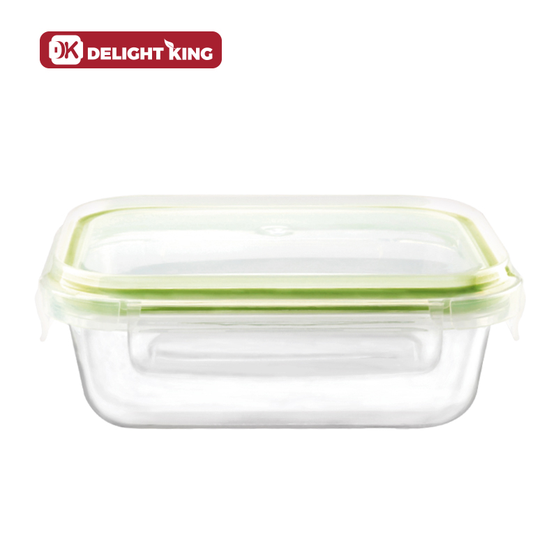 Glass food container