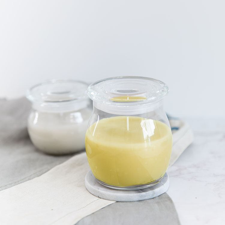 Scented candle glass candle holder candle vessels candle jar