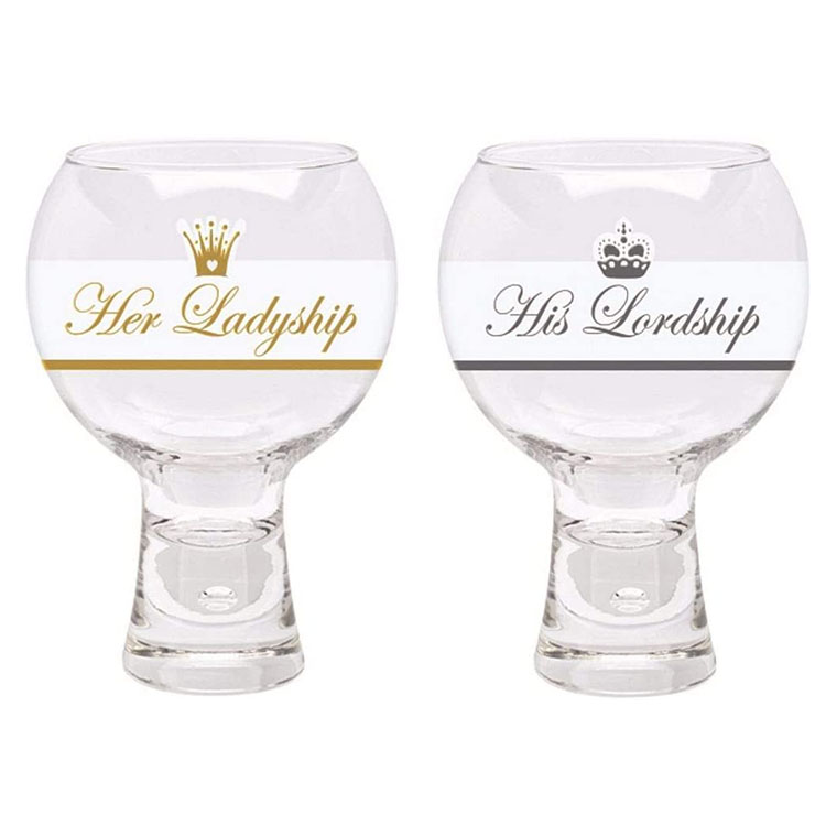 Cocktail wine glass thick bottom gin glass
