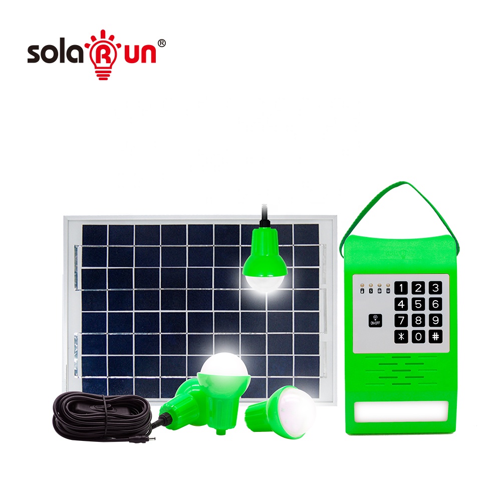 Solar Energy System for Home Lighting and Phone Charging Pay As You Go