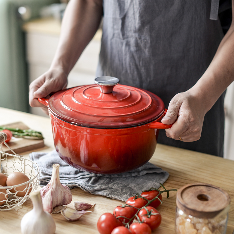 enamel cast iron casserole