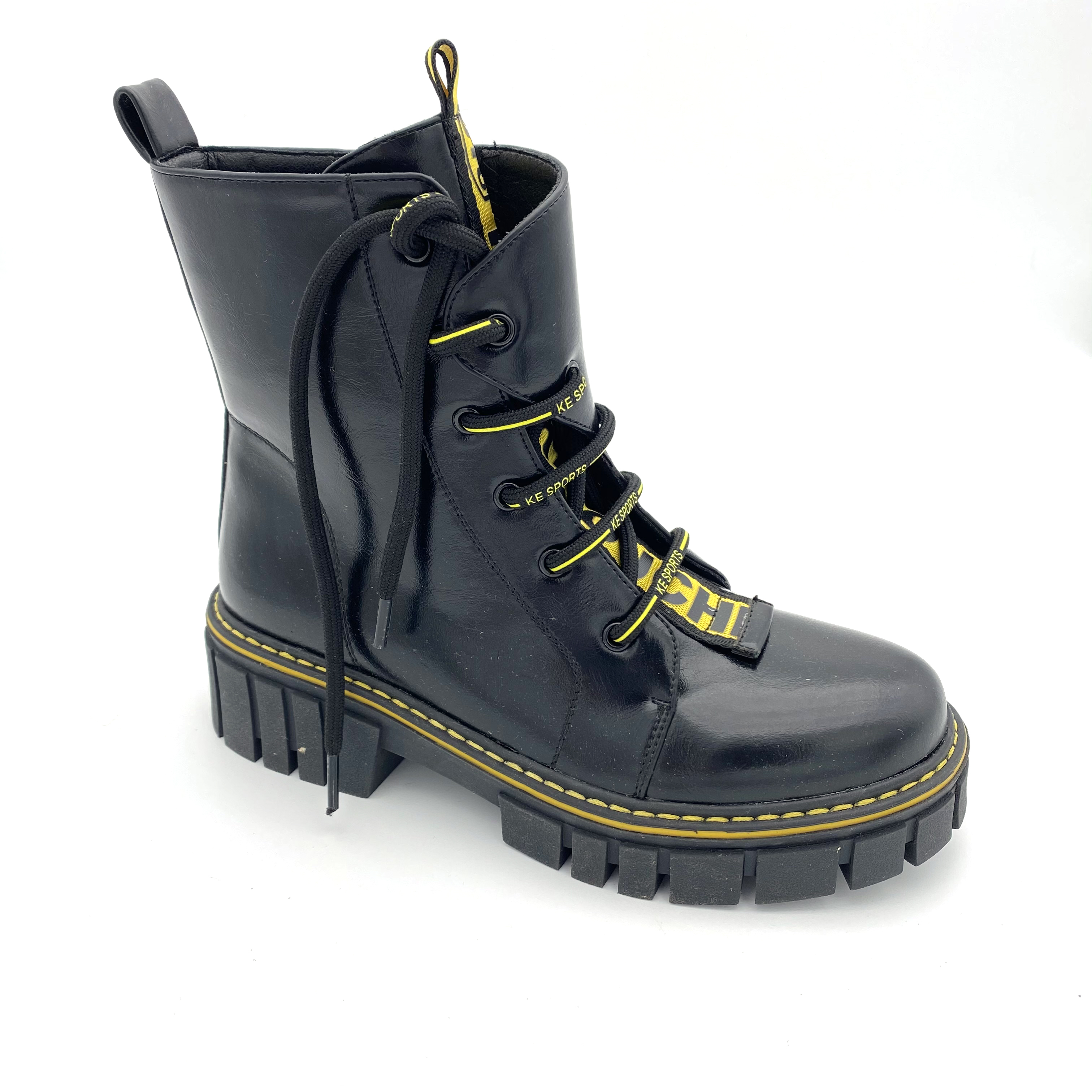 Girls waterproof lace-up boots outdoor Martin boots