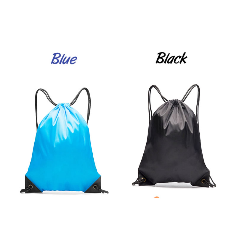 Polyester gym bag with drawstring
