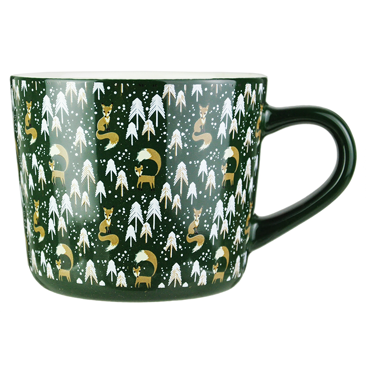 Ceramic mug with decal