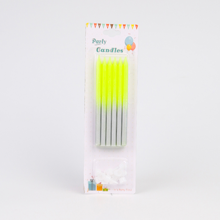 Long stick birthday candle Champagne candle
