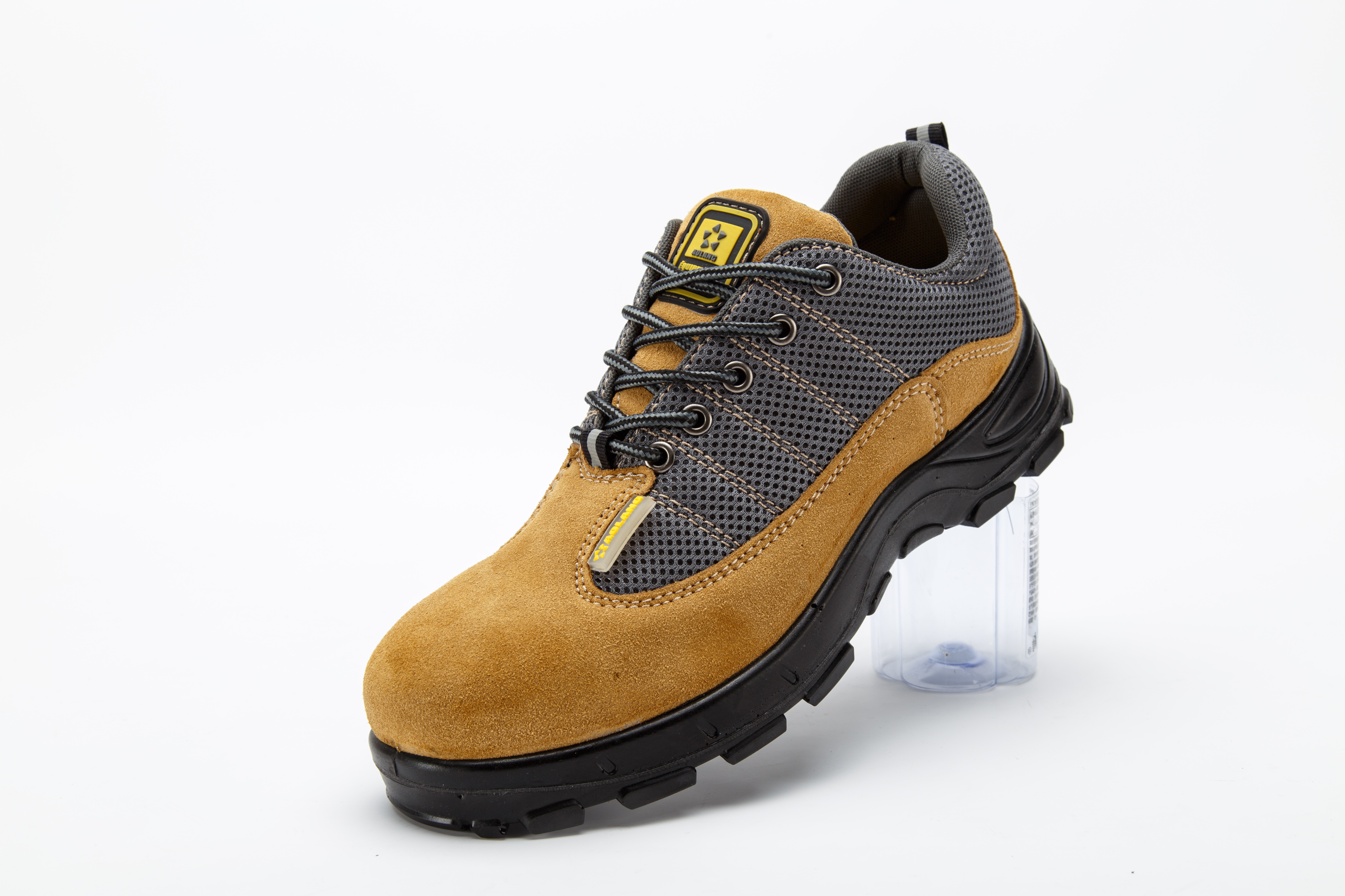 HL-A103 Split leather men fancy safety shoes