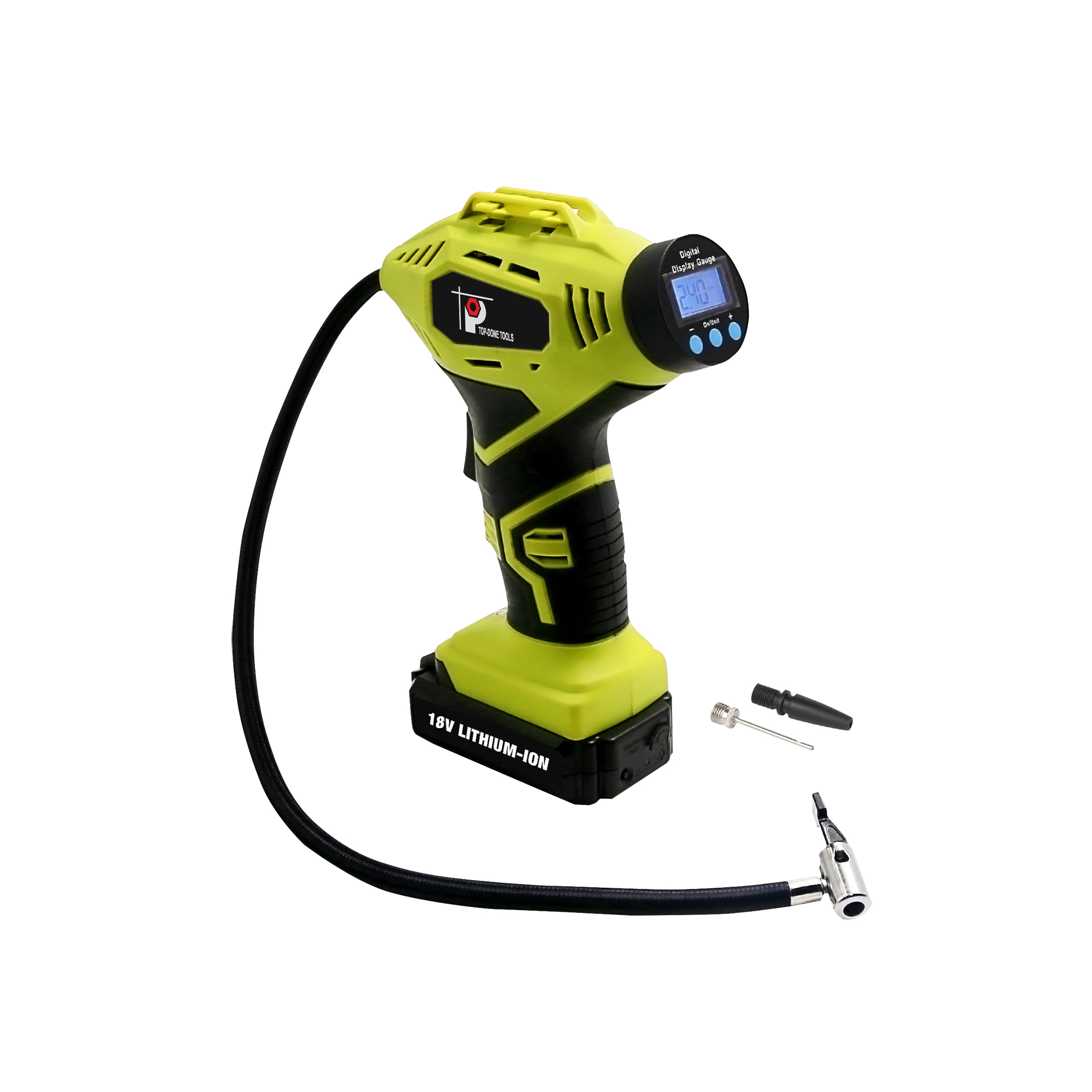 18V Lithium-ion Inflator Digital Gauge