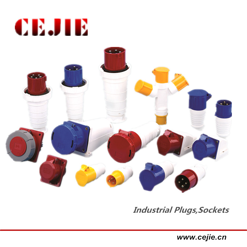 IP67 INDUSTRIAL PLUG AND SOCKET with ce certificated